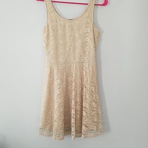 Open Back Lace Dress